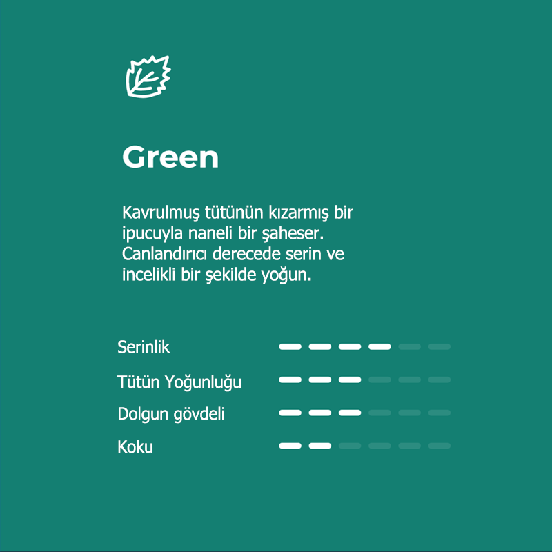 FARSTAR Tütün Çubukları (HNB) - Green Lezzet